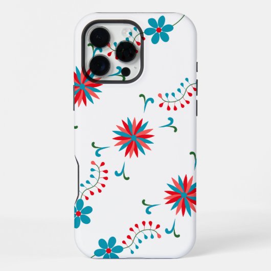 Mooie Bloemendesign iPhone Hoesje (Achterkant)