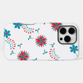 Mooie Bloemendesign iPhone Hoesje (Achterkant horizontaal)