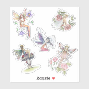 Mooie Bloemenfee Stickers van Molly Harrison