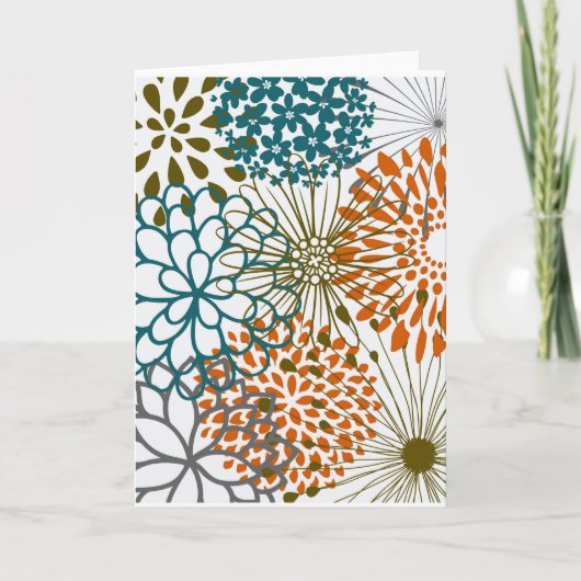 Mooie Bloemenkaart Kaart (Voorkant)