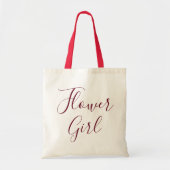 Mooie bloemenkalligrafie tote bag (Voorkant)