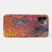 Mooie bloemenkunst Case-Mate iPhone case (Achterkant (horizontaal))