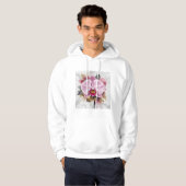 Mooie bloemenontwerp hoodie (Voorkant volledig)