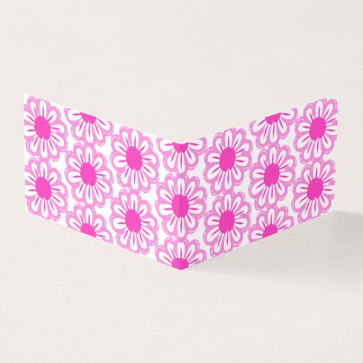 Mooie bloemenpatroon achtergrond kaart (Buitenkant)