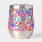 Mooie bloemenpatroon Boho stijl (Achterkant)