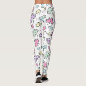 Mooie bloemenpatroon legging (Achterkant)
