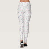 Mooie bloemenprint leggings (Achterkant)