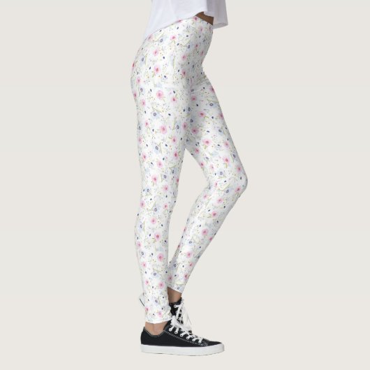 Mooie bloemenprint leggings (Rechts)