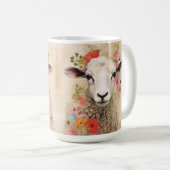 Mooie Bloemenschaap Koffiemok (Voorkant rechts)
