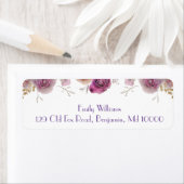 Mooie bloemenschoonheid etiket (Insitu)