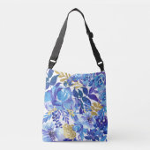 Mooie bloemenschoudertas crossbody tas (Voorkant)
