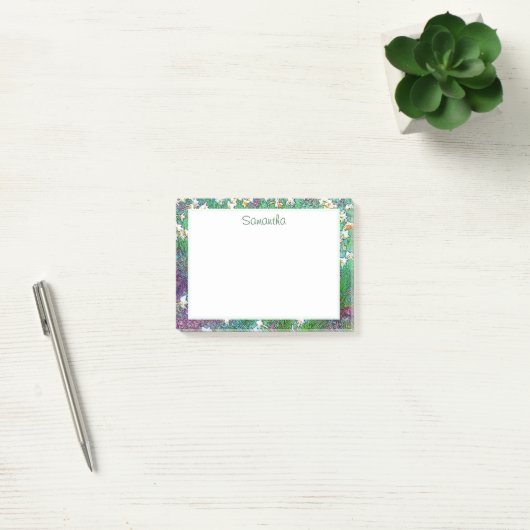 Mooie bloementuin post-it® notes (Kantoor)