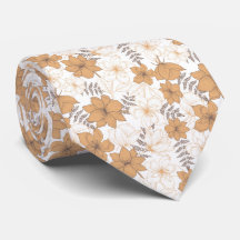 Mooie bloementuin Stropdas