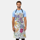 Mooie bloemenveld  illustratie schort (Gedragen)