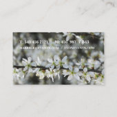 Mooie bloemenzaken Kaart Visitekaartje (Achterkant)