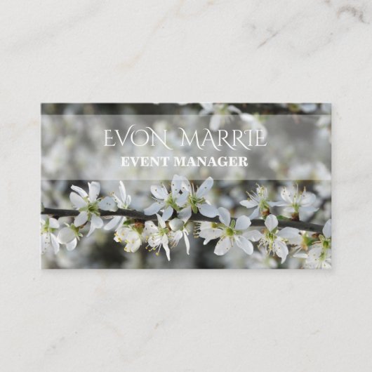 Mooie bloemenzaken Kaart Visitekaartje (Voorkant)