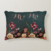 Mooie bloemetjes bruiloft kloosters decor accent kussen (Voorkant)