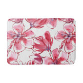 Mooie bloemetjesbadmat badmat (Voorkant)