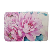 Mooie bloemetjesbadmat badmat (Voorkant)