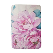 Mooie bloemetjesbadmat badmat (Voorkant Verticaal)