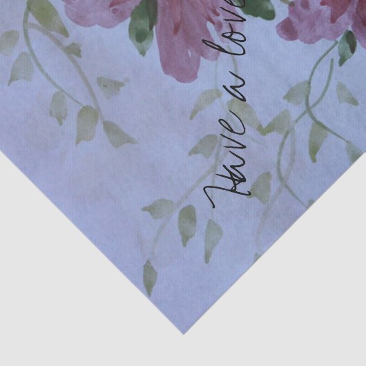 Mooie bloemetjeswinkel tissuepapier (Detail)