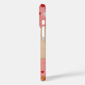 Mooie bloemhart roze Valentijn Case-Mate iPhone Case (Achterkant / Links)