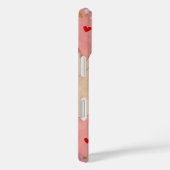 Mooie bloemhart roze Valentijn Case-Mate iPhone Case (Achterkant / Rechts)