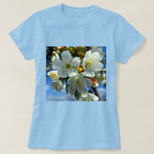 Mooie bloemige appelbloesem t-shirt