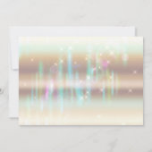 Mooie bloemige babyolifant met ballonnen kaart (Achterkant)