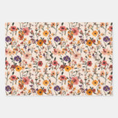 Mooie Bloemige Bloementuinen Inpakpapier Vel (Voorkant)