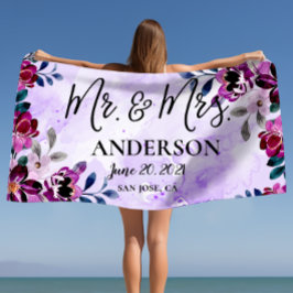 Mooie bloemige bruiloft of jubileum voor Mr & Mrs Strandlaken