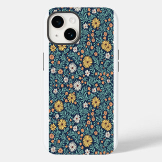 Mooie bloemige case iPhone 14 hoesje