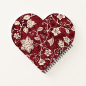 Mooie Bloemige Gepersonaliseerde Notitieboek (Achterkant)