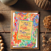 Mooie Bloemige Herinneringen Gemaakt Inspirerende  Kaart