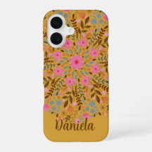 Mooie bloemige mandala iPhone-hoes voor haar