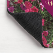 Mooie bloemige Muismat (Hoek)