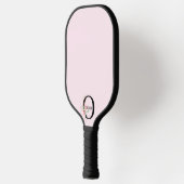 Mooie bloemige O alfabet Pickleball Paddle (Links)