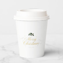 Mooie Bloemige Papieren Bekers–Feest Drinkservies