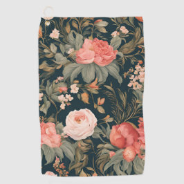 Mooie Bloemige Roos Bloemen Golfhanddoek