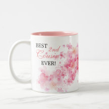 Mooie Bloemige Roze Waterverf Beste Achterneef Ooi
