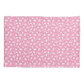 Mooie Bloemknop Roze Kussenhoes (Achterkant)