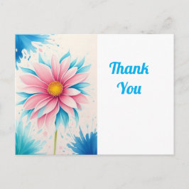 Mooie bloemkunst briefkaart