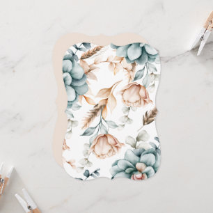 Mooie bloemloze naadloze patroon met vintage kaart