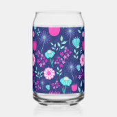 Mooie bloemmotief achtergrond blikvorm glas (Achterkant)