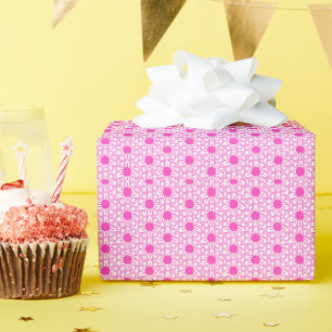 Mooie bloemmotief achtergrond cadeaupapier