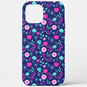 Mooie bloemmotief achtergrond Case-Mate iPhone case