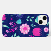 Mooie bloemmotief achtergrond Case-Mate iPhone case (Achterkant (horizontaal))