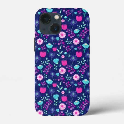 Mooie bloemmotief achtergrond Case-Mate iPhone case (Achterkant)