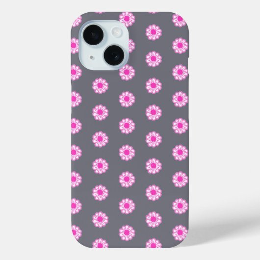 Mooie bloemmotief achtergrond Case-Mate iPhone case (Achterkant)