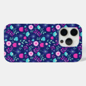 Mooie bloemmotief achtergrond Case-Mate iPhone case (Achterkant (horizontaal))